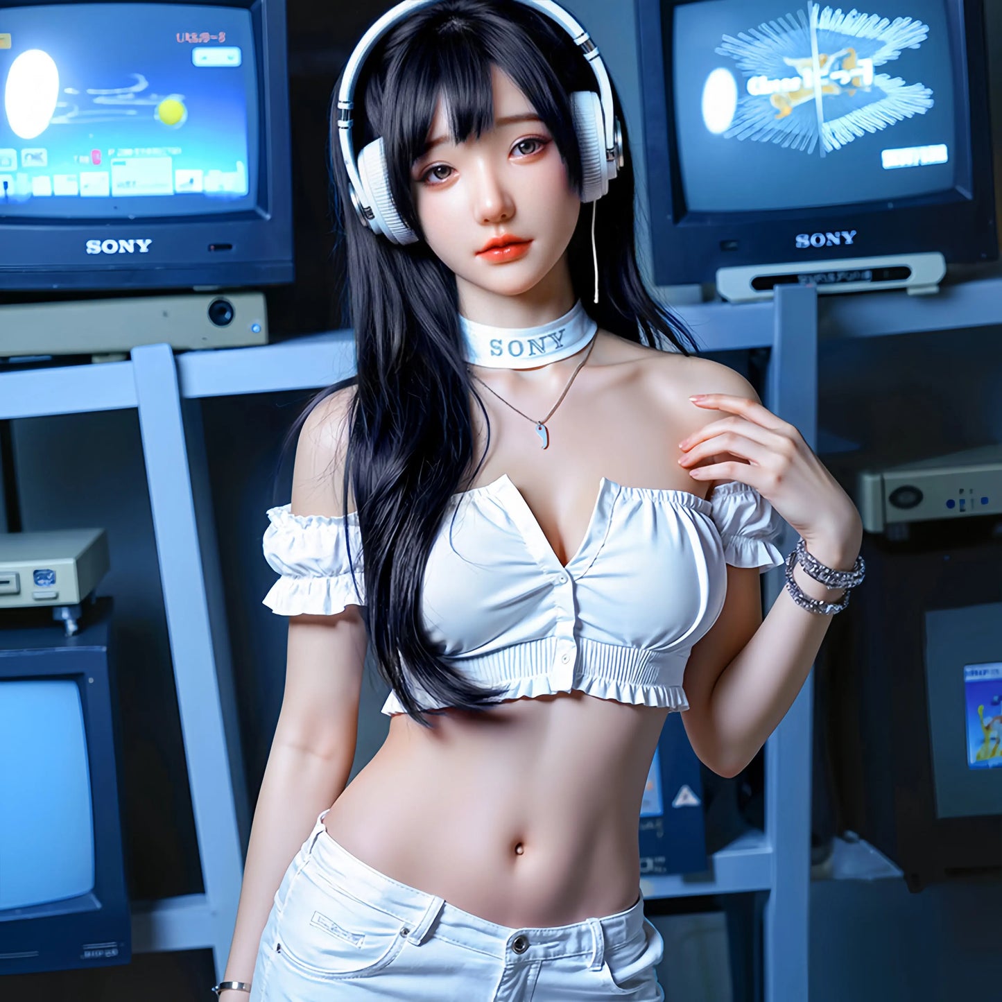 MuYao Qianyou brand non-inflatable silicone doll sex doll realistic doll love doll QianYou Silicone dolls