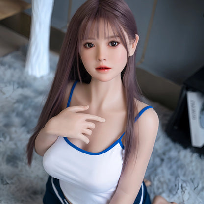 159CM CaiLin Qianyou brand non-inflatable silicone doll sex doll simulation girlfriend wife sex toy real figure adult supplies QianYou Silicone dolls