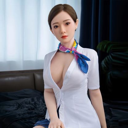 149CM LanXin Qianyou brand non-inflatable silicone doll sex doll simulation girlfriend wife sex toy real figure adult supplies - QianYou Silicone dolls