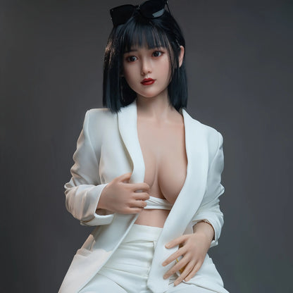 159CM YuFei Qianyou brand non-inflatable silicone doll sex doll simulation girlfriend wife sex toy real figure adult supplies - QianYou Silicone dolls