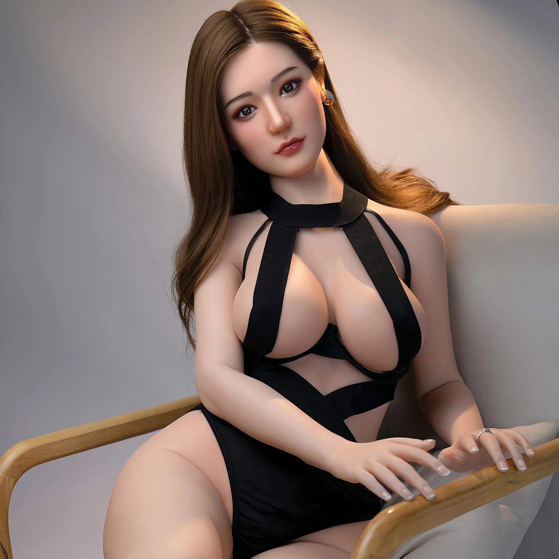 159CM RuRan Qianyou brand non-inflatable silicone doll sex doll simulation girlfriend wife sex toy real figure adult supplies - QianYou Silicone dolls