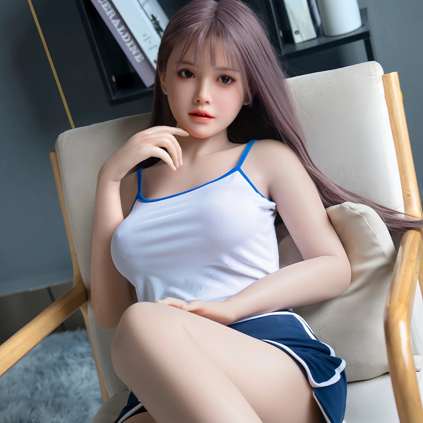 159CM CaiLin Qianyou brand non-inflatable silicone doll sex doll simulation girlfriend wife sex toy real figure adult supplies QianYou Silicone dolls