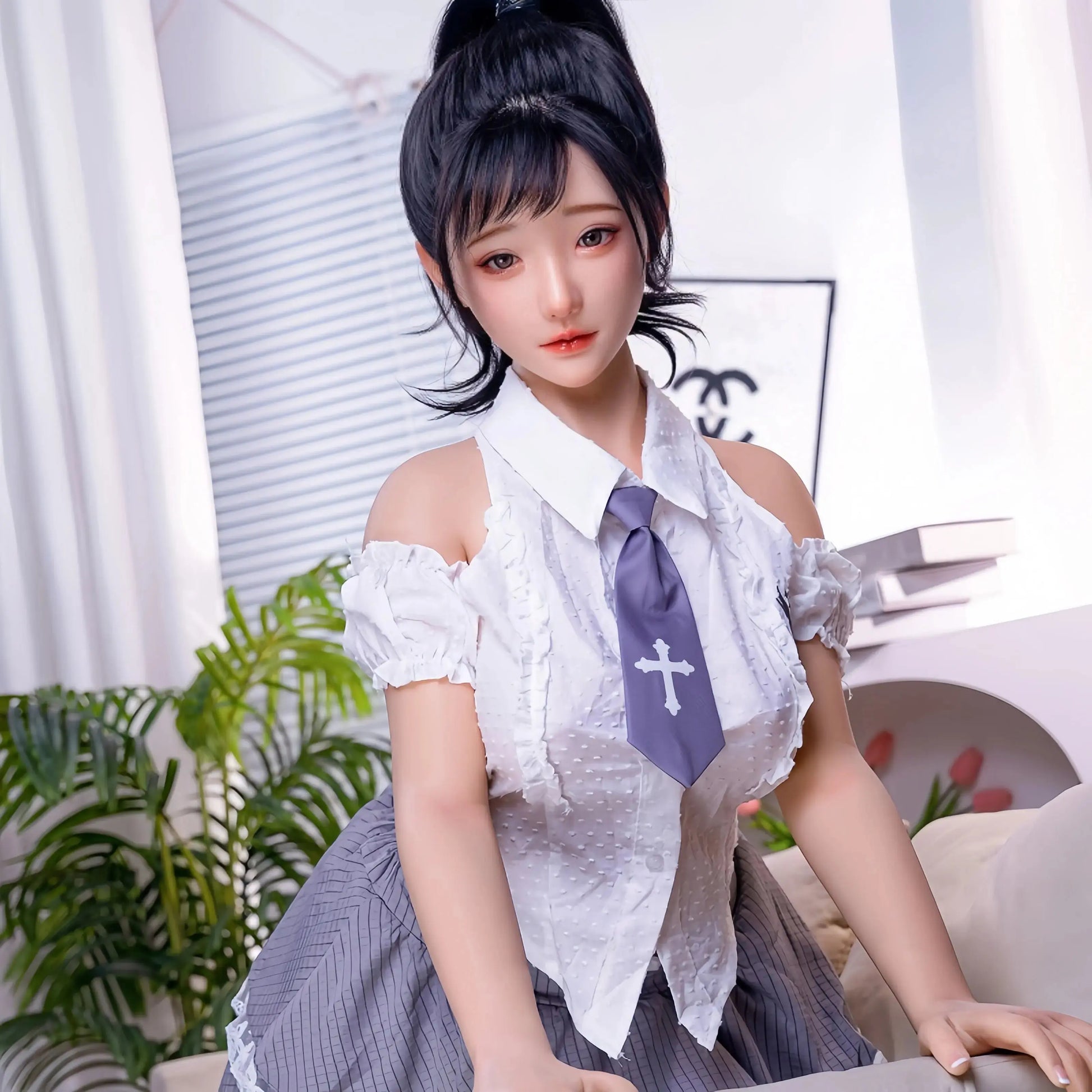 149CM MuYao Qianyou brand non-inflatable silicone doll sex doll simulation girlfriend wife sex toy real figure adult supplies QianYou Silicone dolls