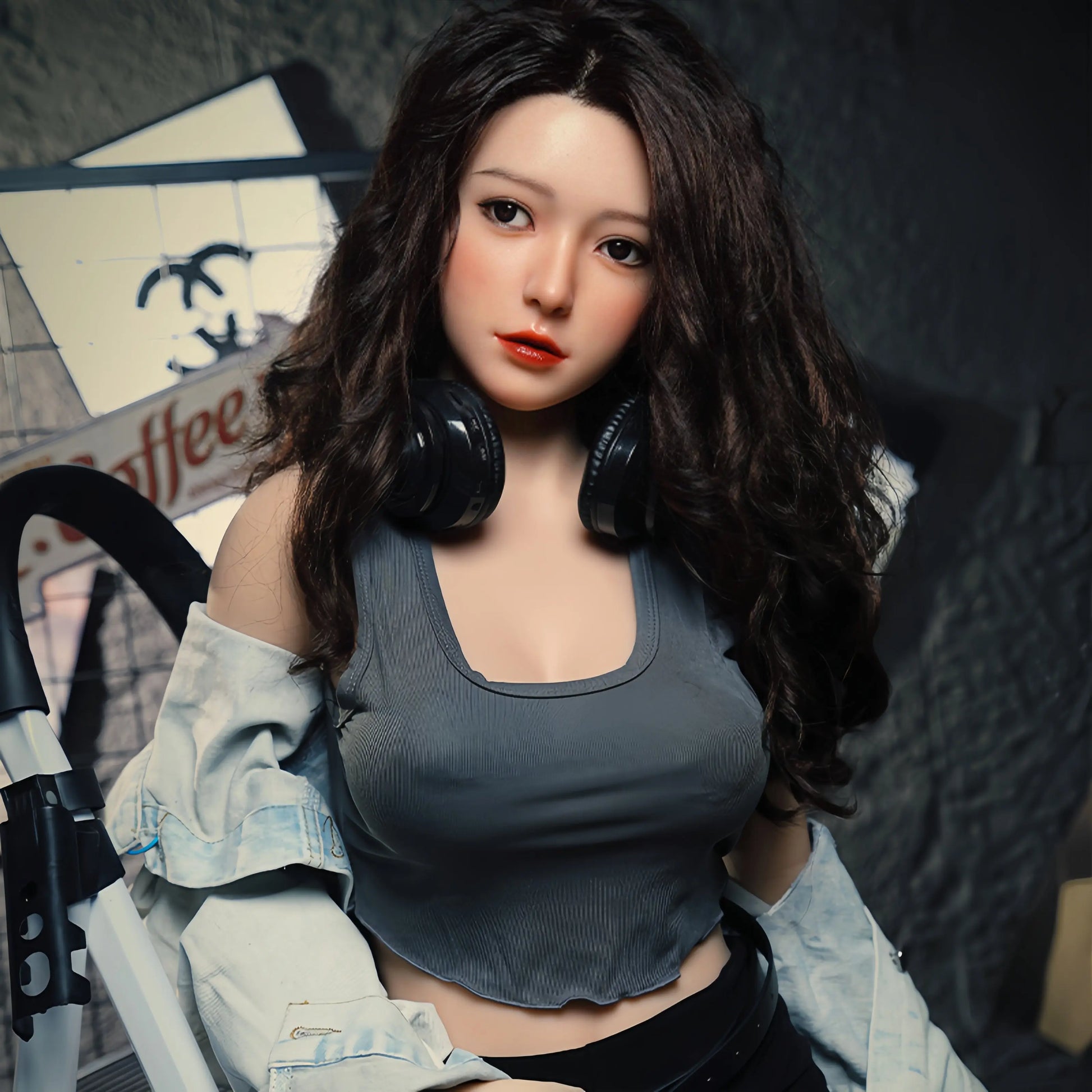 169CM JieMan Qianyou brand non-inflatable silicone doll sex doll simulation girlfriend wife sex toy real figure adult supplies - QianYou Silicone dolls