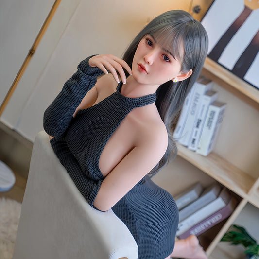 159CM JieYi Qianyou brand non-inflatable silicone doll sex doll simulation girlfriend wife sex toy real figure adult supplies - QianYou Silicone dolls